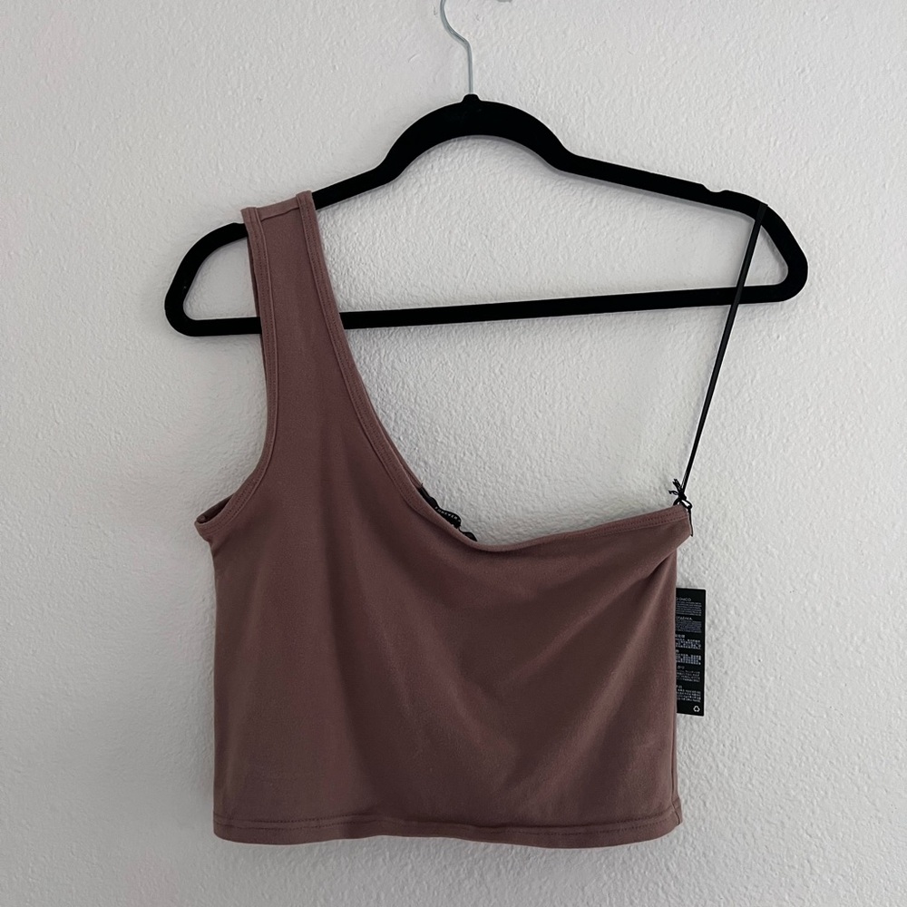 NWT Forever 21 One-Shoulder Brown Women's Top